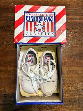 Vintage Toddler University Shoes Size 6. Brand New In Box